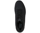 Mens Skechers Uno - Stand On Air Black/Black Sneaker Shoes