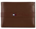 Tommy Hilfiger Passcase Leather Bifold Wallet w/ Detachable ID Pocket - Tan 1