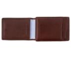 Tommy Hilfiger Magnetic Front Pocket Leather Bifold Wallet - Tan 3