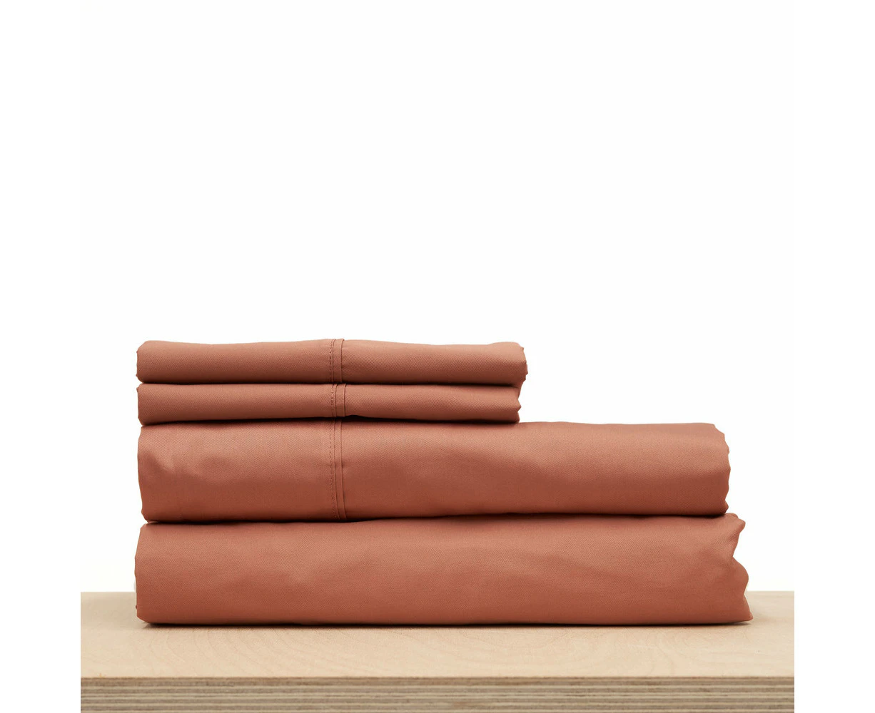 In2Linen Bamboo Cotton 500TC Sheet Range | Colour Copper