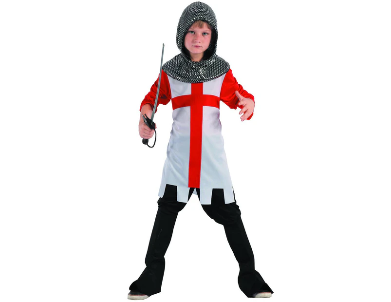 Medieval Boys Knight Fancy Dress Costume Boys
