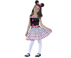 Little Mouse Girls Polka Dot Disney Costume Girls