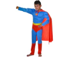Super Boy Kids Movie Character Fancy Dress Costume Boys