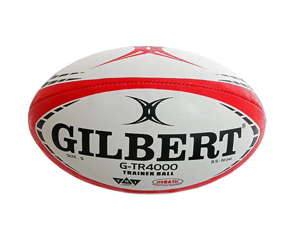 (Size 3, Red) - Gilbert G-TR4000 Rugby Training Ball