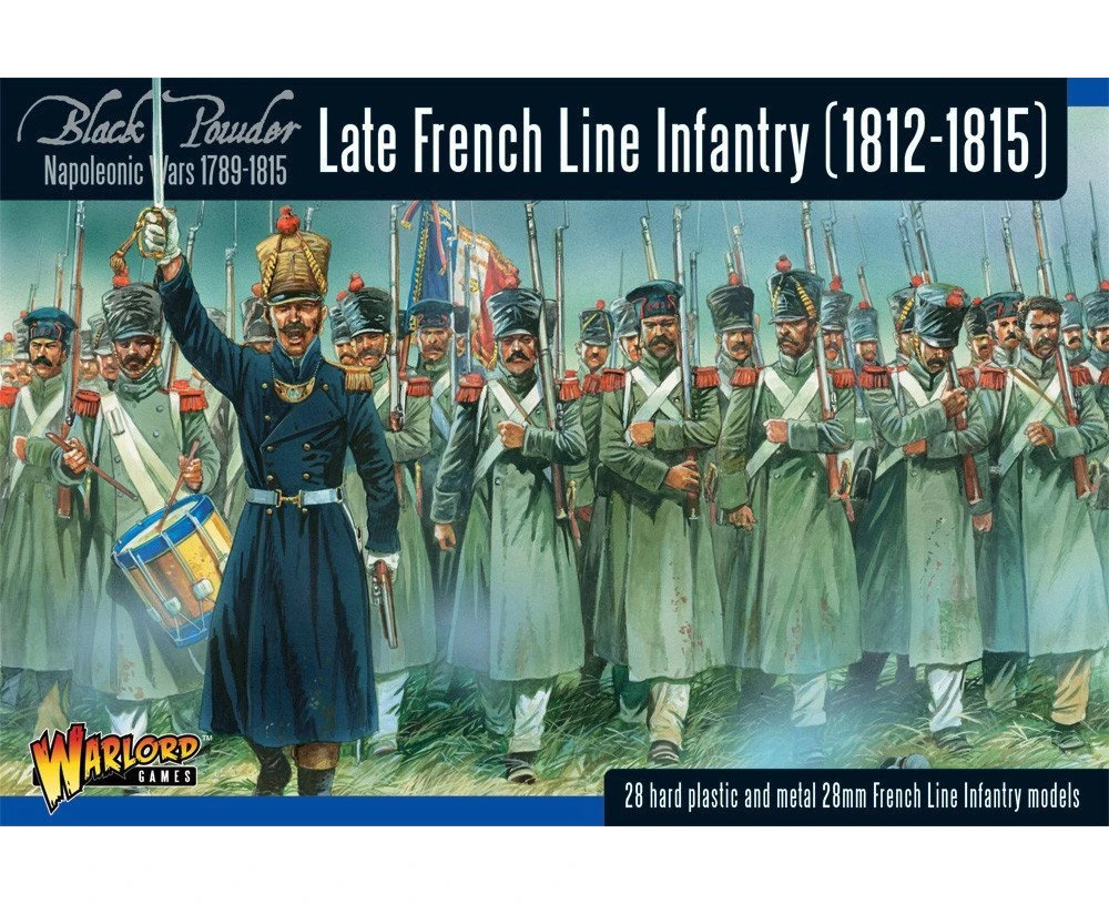 Black Powder - Late French Line Infantry (1812-1815) (28mm scale) (28) (Warlord Games)