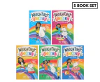 5pc Hachette Naughtiest Unicorn Adventure Book Set School Storybook Kids 8y+