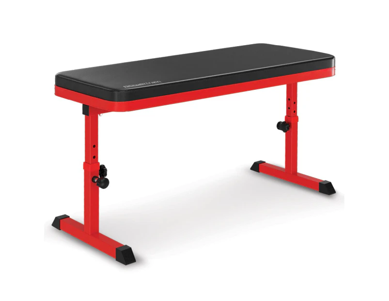 Powertrain Height-Adjustable Exercise Home Gym Flat Weight Bench