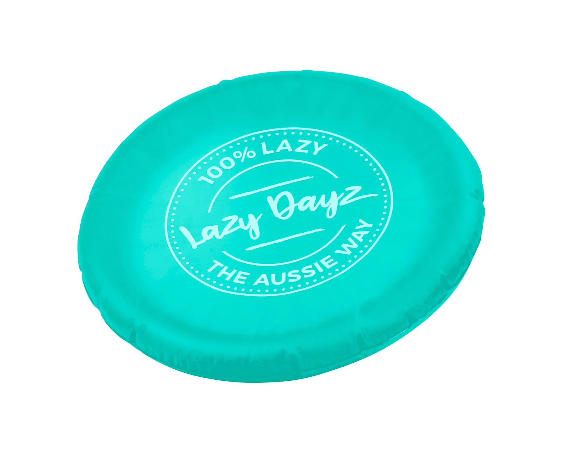 Lazy Dayz Inflatable Frisbee - Teal