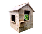 Solid Timber Classic Kids Cubby House 1.3M