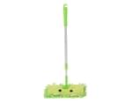 Kids Retractable Mop Pretend Play Toy Educational Toys Mop Cleaning Tools Gifts Green 2