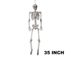 90CM Poseable Full Life Size Human Skeleton Halloween Decoration Party Prop