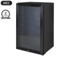 MEC 98L Beverage Cooler Bar Fridge - Black MBC98