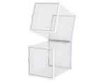 Set of 12 Ortega Home Stackable High Heel Shoe Box - Clear