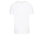 Billabong Men's Wavy Tee / T-Shirt / Tshirt - White