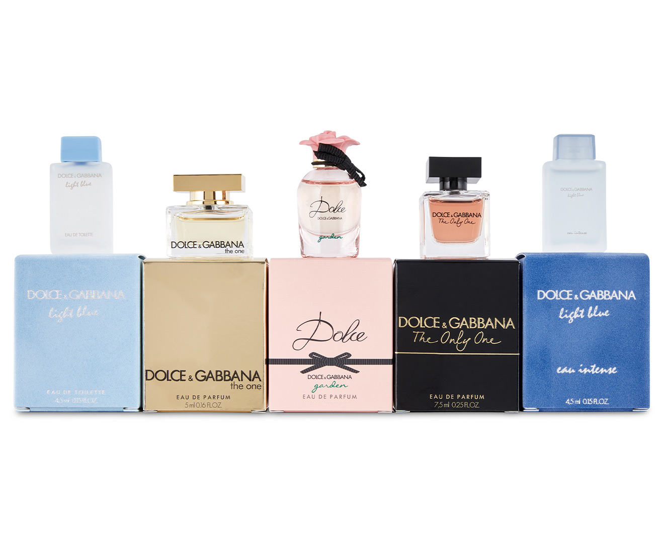 Dolce & Gabbana Mini Perfume Set For Women 5-Piece Gift Set 