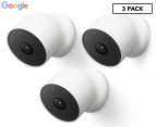 Google GA02077-AU Nest Cam Wireless Security Camera 3-Pack