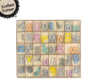 Krafters Korners 117-Piece Wooden Letters, Numbers & Symbols Set