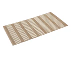 Beige Stripes Outdoor Rug Large Polypropylene Rug Designer Patio Rug