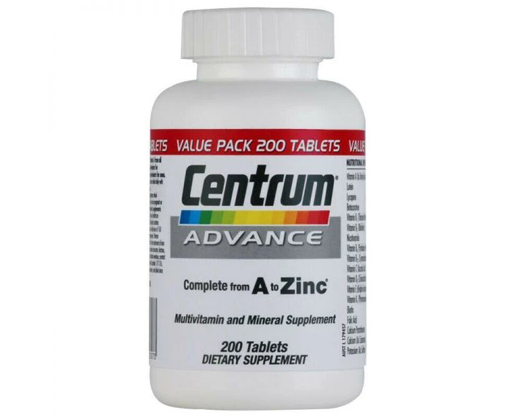 Centrum Advance For Adults Multivitamin & Minerals 200 Count Value Pack