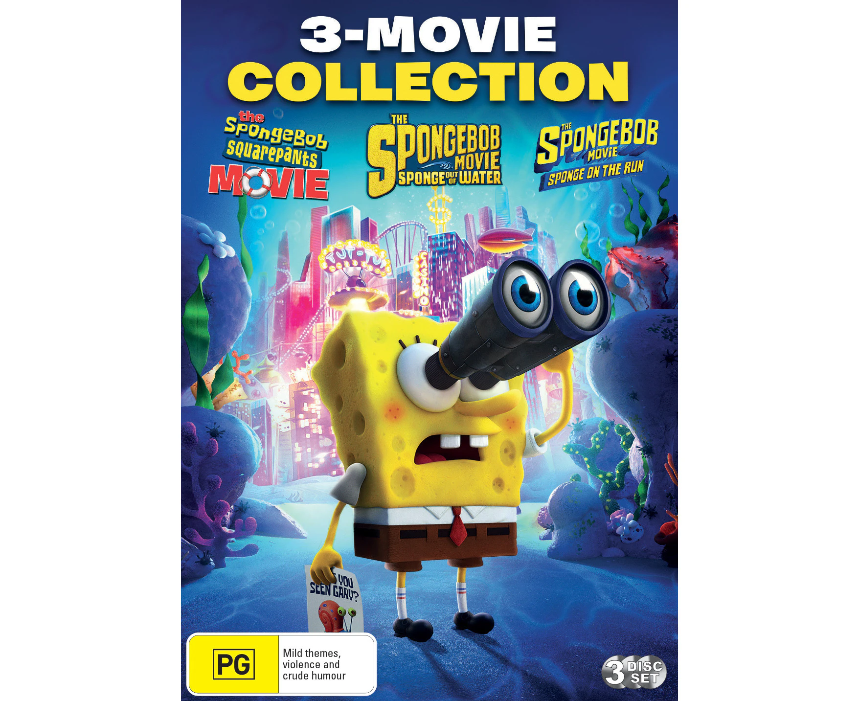 SpongeBob Squarepants 3 Movie Collection Box Set DVD Region 4