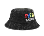 Cowboy Bebop Characters Embroidered Pigment Dye Bucket Hat
