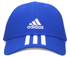 Adidas 3-Stripe Baseball Cap - Bold Blue/White