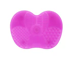 Silicone Makeup Brush Cleaning Pad - Black