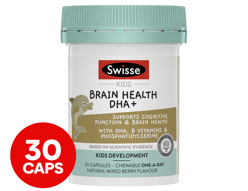 Swisse Kids Brain Health DHA+ 30 Caps