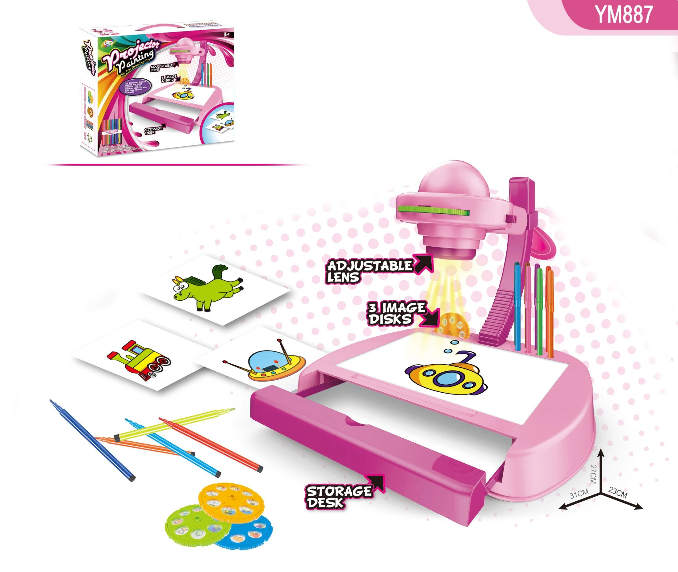 Educational Toys Drawing Projector Table For Kids Tracing - Temu