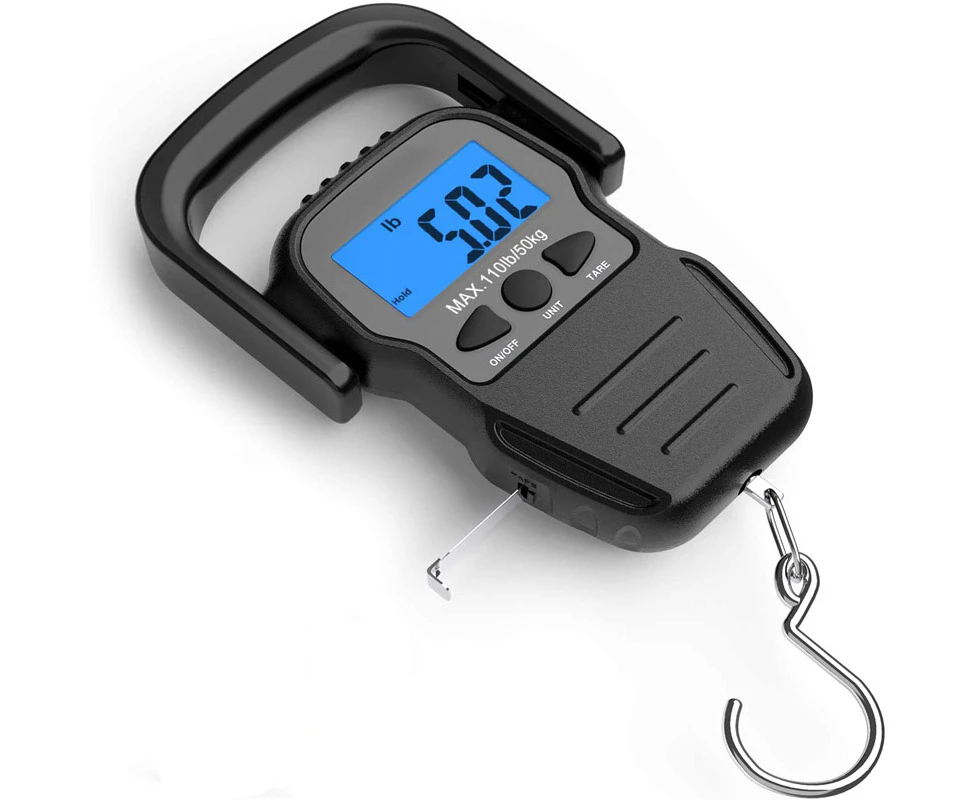 Winmax LCD Display Digital Portable Hanging Scale Luggage Scale with Measuring Tape