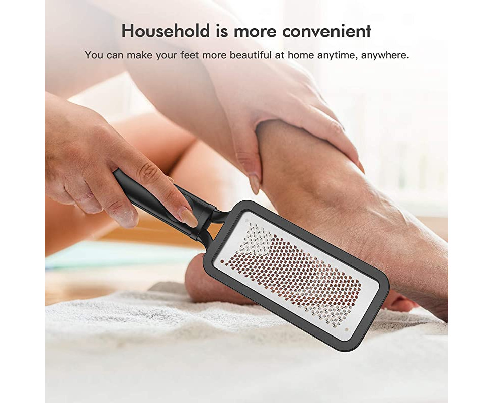 Unique Bargains Pro Stainless Steel Colossal Foot Rasp File Callus Remover  Dead Skin Pedicure Tool : Target