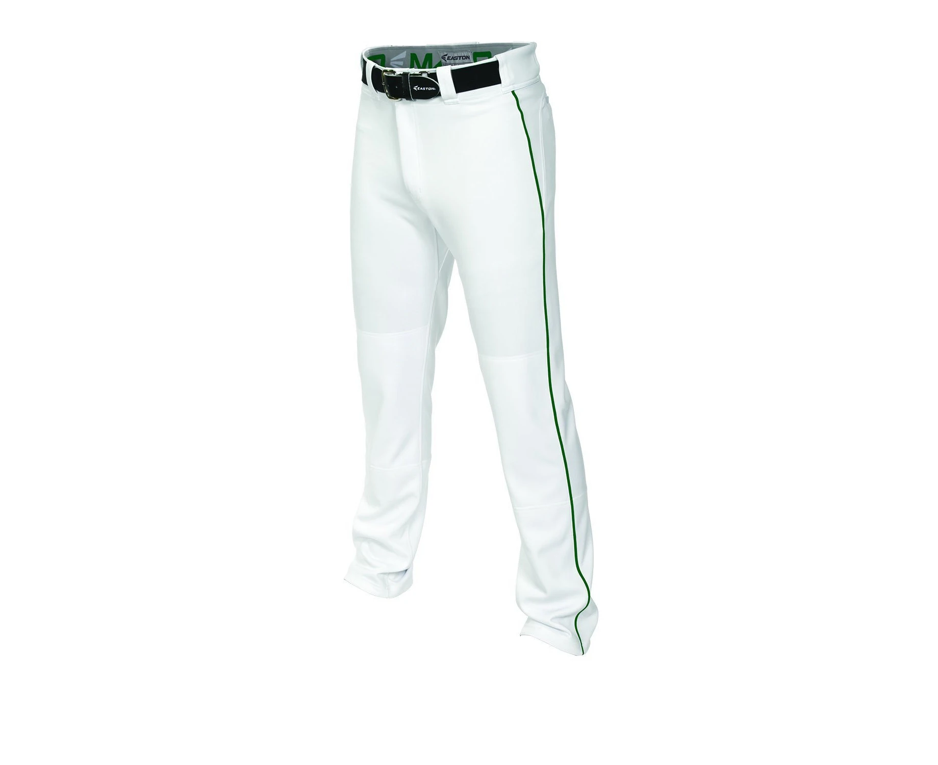 (XX-Large, White/Green) - Easton Men's Mako II Piped Pants