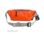 (Orange) - Piscifun Fishing Bag Portable Outdoor Fishing Tackle Bags Multiple Waist Bag Fanny Pack