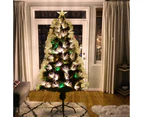Christmas Fibre Optic Tree 90 CM With Ultra Bright Long Optic Fibres Flashing LED Lights