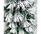 Christmas Tree Snowy Fibre Optic 90CM Ultra-bright Multicolor LED Lights
