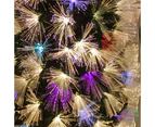 Christmas Fibre Optic Tree 90 CM With Ultra Bright Long Optic Fibres Flashing LED Lights