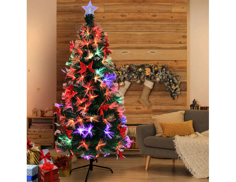 Colour changing fibre optic christmas deals tree