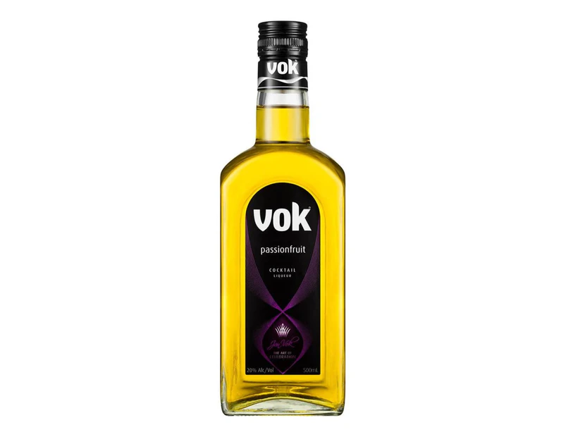 Vok Passionfruit Liqueur, 500ml 20% Alc.
