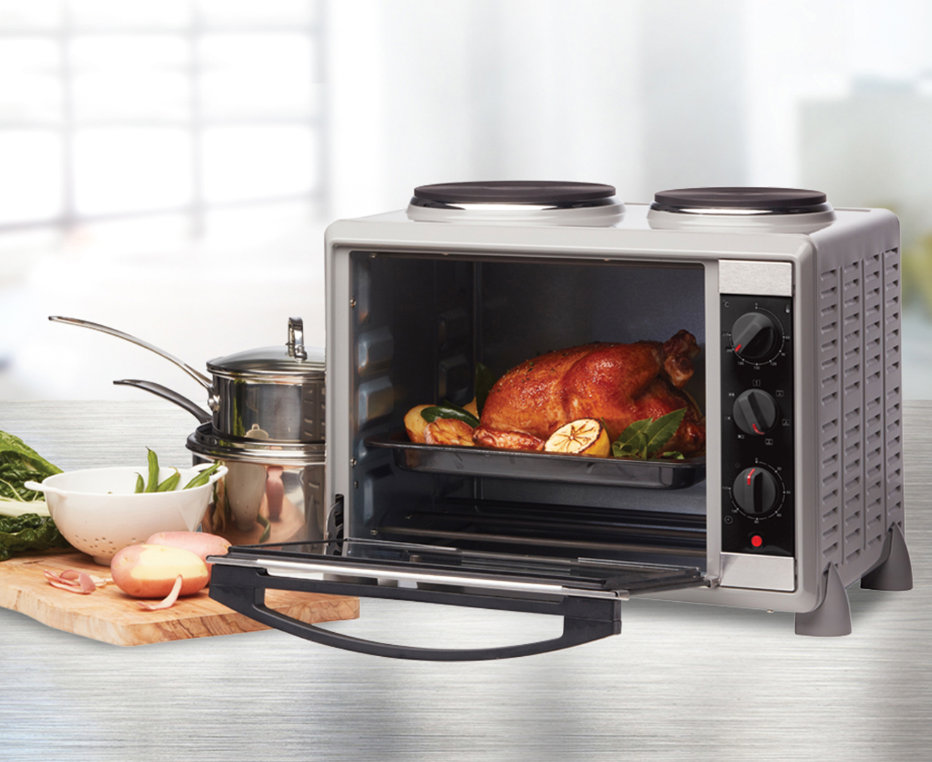 russell hobbs compact kitchen toaster oven rhtov2hp