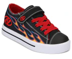 Heelys Boys' Snazzy 2-Wheel Skate Shoes - Black/Yellow/Red