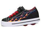 Heelys Boys' Snazzy 2-Wheel Skate Shoes - Black/Yellow/Red