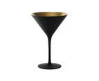 Stolzle Olympic Cocktail 240 ml Black/Gold X 6 - Black