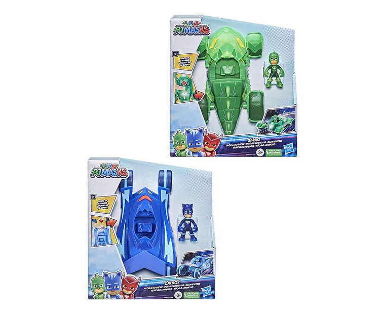 PJ Masks Glow & Go Racer Vehicles - Assorted* - Multi