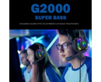 G2000 RGB Backlight Super Bass Gaming Headphone with Microphone