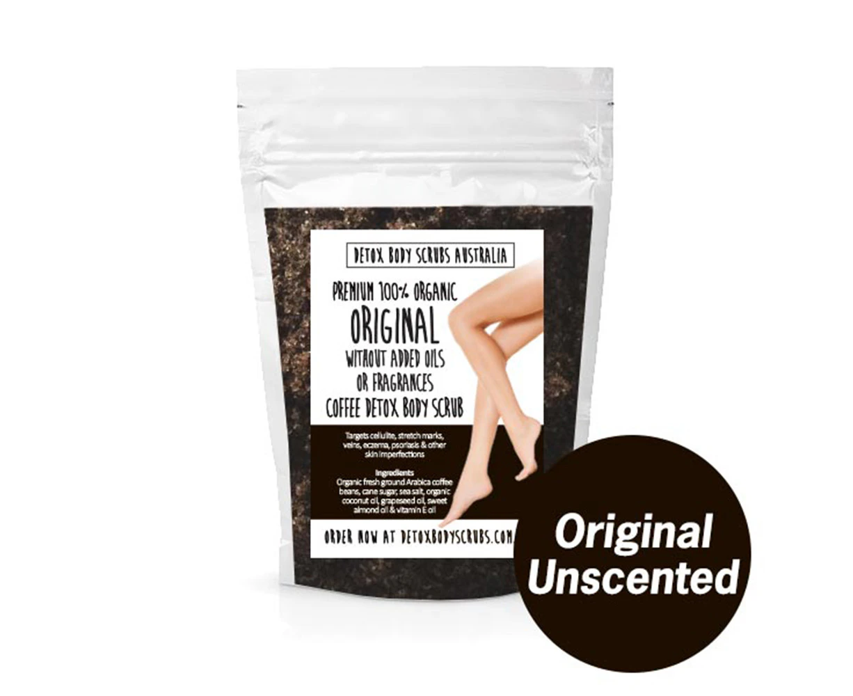 Exfoliating Original Unscented Detox Body Scrub 375g | Body Scrubs Australia