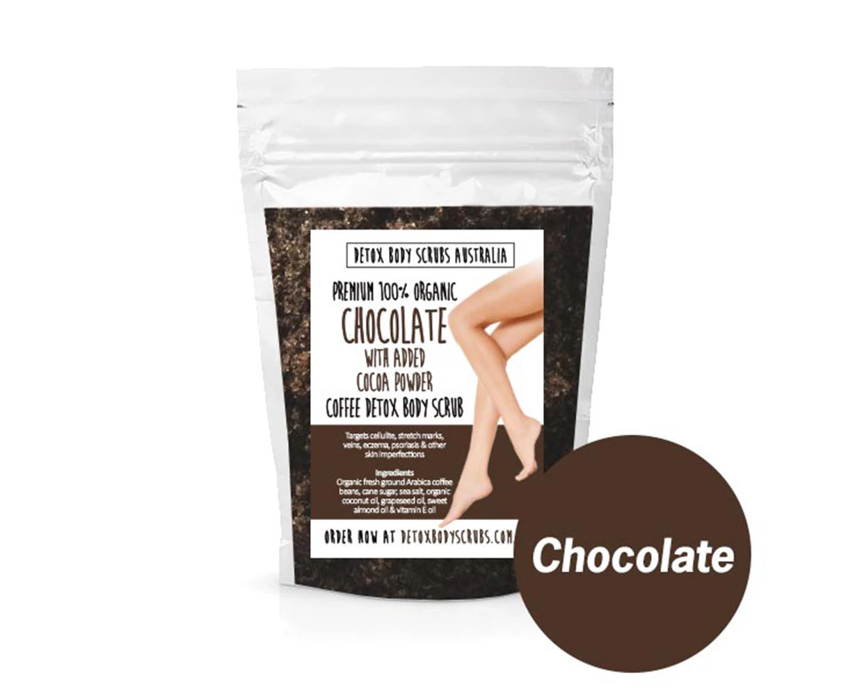 Exfoliating Chocolate Detox Body Scrub 250g | Body Scrubs Australia