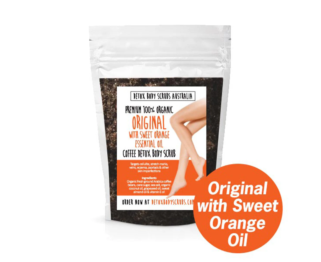 Exfoliating Original With Sweet Orange Detox Body Scrub 125g | Body Scrubs Australia