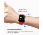 116Plus Sports Android iOS Bluetooth Touch Water Resistant Screen Fitness Tracker Smart Wrist Bracelet - Red