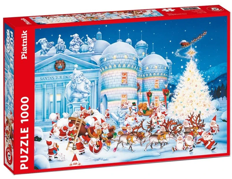 Piatnik Christmas Toy Factory 1000pc Jigsaw Puzzle