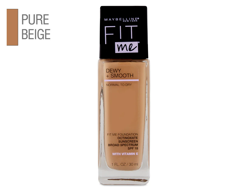 Maybelline Fit Me Dewy + Smooth Foundation 30mL - Pure Beige